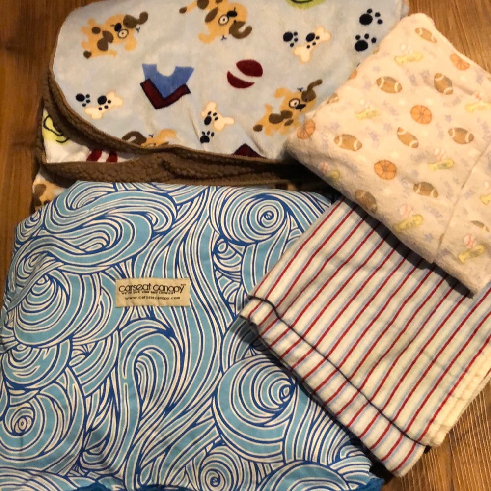 Infant Boy Blanket Bundle